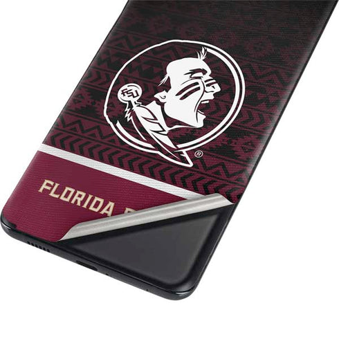 Florida State University Pattern Jersey Galaxy S21 Plus 5G Skin